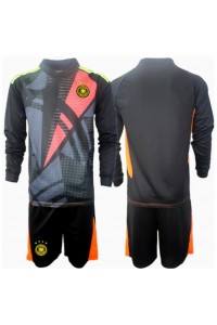 Fotbalové Dres Německo Brankářské Dětské Domácí Oblečení ME 2024 Dlouhý Rukáv (+ trenýrky)